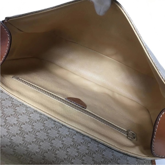 Celine Tan and Brown Crossbody Bag - Picture 9 of 11